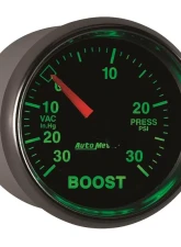 AutoMeter GAUGE; VAC/BOOST; 2 1/16in.; 30INHG-30PSI; DIGITAL STEPPER MOTOR; GS                                     - 3859 - Image 6