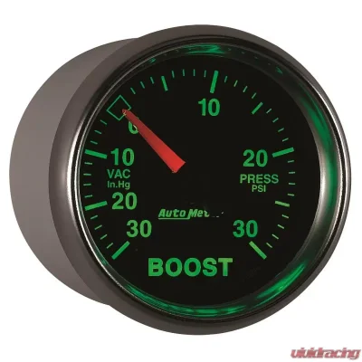 AutoMeter GAUGE; VAC/BOOST; 2 1/16in.; 30INHG-30PSI; DIGITAL STEPPER MOTOR; GS - 3859