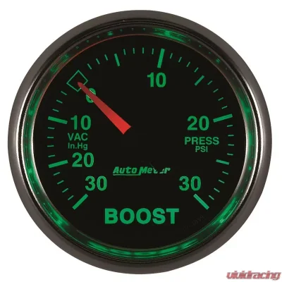 AutoMeter GAUGE; VAC/BOOST; 2 1/16in.; 30INHG-30PSI; DIGITAL STEPPER MOTOR; GS - 3859