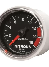 AutoMeter GAUGE; NITROUS PRESSURE; 2 1/16in.; 1600PSI; DIGITAL STEPPER MOTOR; GS                                     - 3874 - Image 2