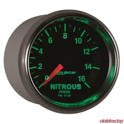 AutoMeter GAUGE; NITROUS PRESSURE; 2 1/16in.; 1600PSI; DIGITAL STEPPER MOTOR; GS - 3874