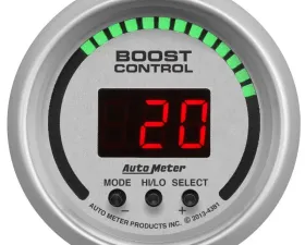 AutoMeter GAUGE; BOOST CONTROLLER; 2 1/16in.; 30INHG-30PSI; INCL. SOLENOID; DIGITAL; UL