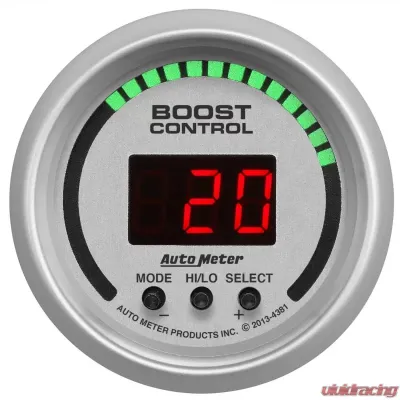 AutoMeter GAUGE; BOOST CONTROLLER; 2 1/16in.; 30INHG-30PSI; INCL. SOLENOID; DIGITAL; UL - 4381