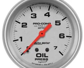 AutoMeter GAUGE; OIL PRESSURE; 2 5/8in.; 7.0KG/CM2; MECHANICAL; ULTRA-LITE