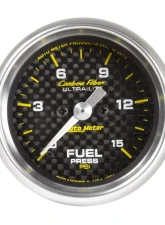 AutoMeter GAUGE; FUEL PRESSURE; 2 1/16in.; 15PSI; DIGITAL STEPPER MOTOR; CARBON FIBER                                     - 4761 - Image 3
