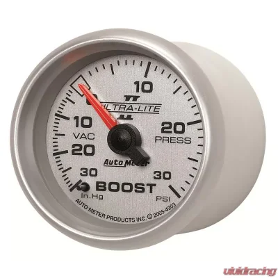 AutoMeter GAUGE; VAC/BOOST; 2 1/16in.; 30INHG-30PSI; MECHANICAL; ULTRA-LITE II - 4903