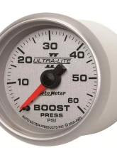 AutoMeter GAUGE; BOOST; 2 1/16in.; 60PSI; MECHANICAL; ULTRA-LITE II                                     - 4905 - Image 2