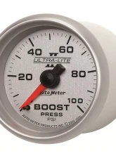 AutoMeter GAUGE; BOOST; 2 1/16in.; 100PSI; MECHANICAL; ULTRA-LITE II                                     - 4906 - Image 2