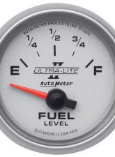 AutoMeter GAUGE; FUEL LEVEL; 2 1/16in.; 240OE TO 33OF; ELEC; ULTRA-LITE II                                     - 4916 - Image 2