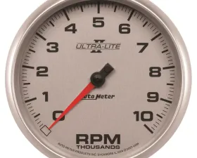 AutoMeter GAUGE; TACHOMETER; 5in.; 10K RPM; IN-DASH; ULTRA-LITE II