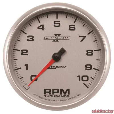 AutoMeter GAUGE; TACHOMETER; 5in.; 10K RPM; IN-DASH; ULTRA-LITE II - 4998