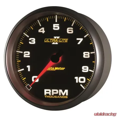 AutoMeter GAUGE; TACHOMETER; 5in.; 10K RPM; IN-DASH; ULTRA-LITE II - 4998