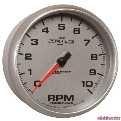 AutoMeter GAUGE; TACHOMETER; 5in.; 10K RPM; IN-DASH; ULTRA-LITE II - 4998