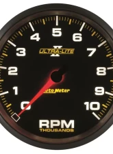 AutoMeter GAUGE; TACHOMETER; 5in.; 10K RPM; IN-DASH; ULTRA-LITE II                                     - 4998 - Image 4