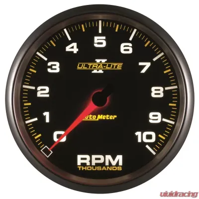 AutoMeter GAUGE; TACHOMETER; 5in.; 10K RPM; IN-DASH; ULTRA-LITE II - 4998