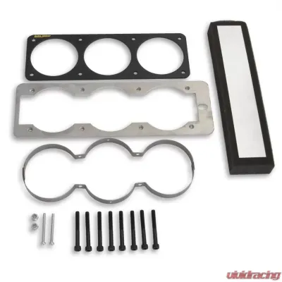 AutoMeter GAUGE MOUNT; GAUGE CAGE; TRIPLE; 2 5/8in.; BLACK; MUSTANG 87-93 FOX Ford - 50100
