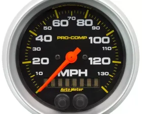 AutoMeter GAUGE; SPEEDOMETER; 3 3/8in.; 140MPH; GPS; PRO-COMP