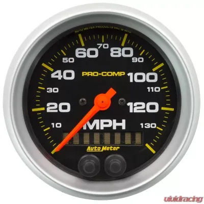 AutoMeter GAUGE; SPEEDOMETER; 3 3/8in.; 140MPH; GPS; PRO-COMP - 5180
