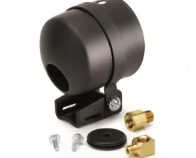 AutoMeter GAUGE MOUNT; 2 5/8in.; PEDESTAL W/BLACK CUP; FOR LIQUID FILLED MECH. GAUGE
