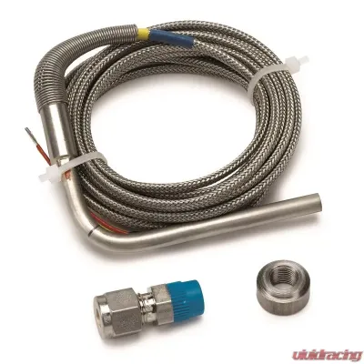 AutoMeter TC KIT; TYPE K; 1/4in. DIA; OPEN TIP; 10FT; INCL STAINLESS COMP/WELD BOSS - 5243