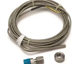 AutoMeter TC KIT; TYPE K; 3/16in. DIA; OPEN TIP; 10FT; INCL STAINLESS COMP/WELD BOSS