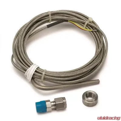 AutoMeter TC KIT; TYPE K; 3/16in. DIA; OPEN TIP; 10FT; INCL STAINLESS COMP/WELD BOSS - 5244