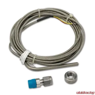 AutoMeter TC KIT; TYPE K; 3/16in. DIA; OPEN TIP; 10FT; INCL STAINLESS COMP/WELD BOSS - 5244