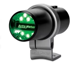 AutoMeter INDICATOR LIGHT; PIT ROAD SPEED; PEDESTAL; BLACK; PROGRAMMABLE