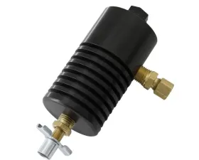 AutoMeter PArcticLE TRAP KIT; EXHAUST PRESSURE; ALUMINUM; BLACK