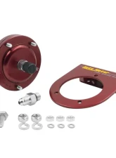 AutoMeter FUEL PRESS ISOLATOR KIT; FOR 15 PSI GAUGES; RED ANODIZED ALUMINUM;-4AN FITTINGS                                     - 5376 - Image 2