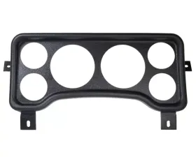AutoMeter GAUGE MOUNT; DIRECT FIT DASH PANEL; 6 GAUGE (3 3/8in. X2; 2 1/16in. X4); JEEP TJ Jeep