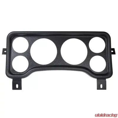 AutoMeter GAUGE MOUNT; DIRECT FIT DASH PANEL; 6 GAUGE (3 3/8in. X2; 2 1/16in. X4); JEEP TJ Jeep - 5381