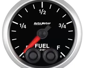 AutoMeter GAUGE; FUEL LEVEL; 2 1/16in.; 0-280O PROGRAMMABLE; ELITE