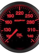AutoMeter GAUGE; OIL TEMP; 2 1/16in.; 340deg.F; STEPPER MTR W/PK/WRN; ELITE; W/O PRO-CONTR                                     - 5640-05702 - Image 6