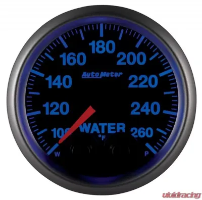 AutoMeter GAUGE; WTEMP; 2 1/16in.; 260deg.F; STEPPER MOTOR W/PEAK/WRN; ELITE; W/O PRO-CONT - 5654-05702