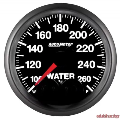 AutoMeter GAUGE; WTEMP; 2 1/16in.; 260deg.F; STEPPER MOTOR W/PEAK/WRN; ELITE; W/O PRO-CONT - 5654-05702