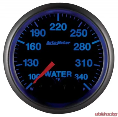 AutoMeter GAUGE; WTEMP; 2 1/16in.; 340deg.F; STEPPER MOTOR W/PEAK/WRN; ELITE; W/O PRO-CONT - 5655-05702
