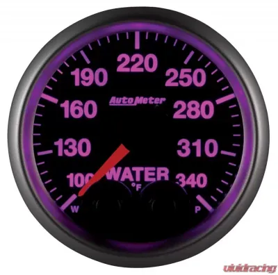 AutoMeter GAUGE; WTEMP; 2 1/16in.; 340deg.F; STEPPER MOTOR W/PEAK/WRN; ELITE; W/O PRO-CONT - 5655-05702