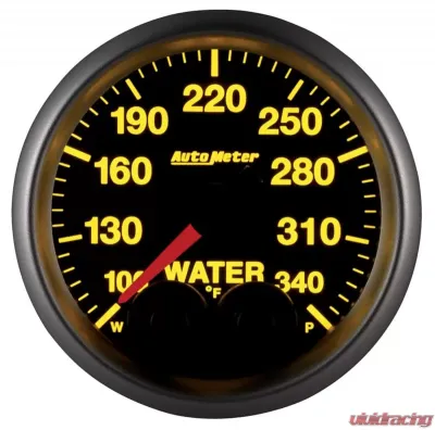 AutoMeter GAUGE; WTEMP; 2 1/16in.; 340deg.F; STEPPER MOTOR W/PEAK/WRN; ELITE; W/O PRO-CONT - 5655-05702