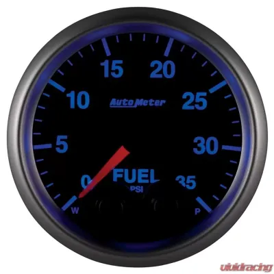 AutoMeter GAUGE; FUELP; 2 1/16in.; 35PSI; STEPPER MOTOR W/PEAK/WRN; ELITE; W/O PRO-CONTROL - 5661-05702