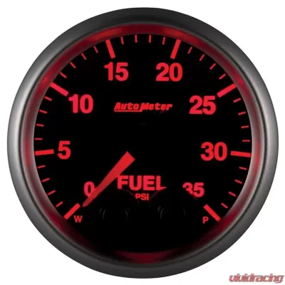 AutoMeter GAUGE; FUELP; 2 1/16in.; 35PSI; STEPPER MOTOR W/PEAK/WRN; ELITE; W/O PRO-CONTROL - 5661-05702