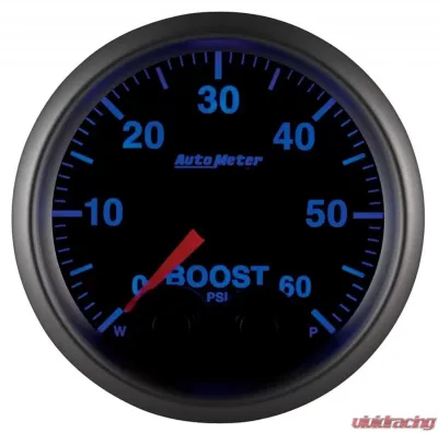 AutoMeter GAUGE; BOOST; 2 1/16in.; 60PSI; DIGITAL STEPPER MOTOR W/PEAK/WARN; ELITE - 5670