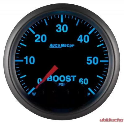 AutoMeter GAUGE; BOOST; 2 1/16in.; 60PSI; DIGITAL STEPPER MOTOR W/PEAK/WARN; ELITE - 5670