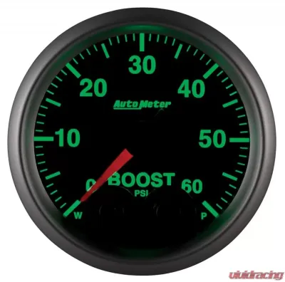 AutoMeter GAUGE; BOOST; 2 1/16in.; 60PSI; DIGITAL STEPPER MOTOR W/PEAK/WARN; ELITE - 5670