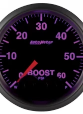 AutoMeter GAUGE; BOOST; 2 1/16in.; 60PSI; DIGITAL STEPPER MOTOR W/PEAK/WARN; ELITE                                     - 5670 - Image 5