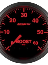 AutoMeter GAUGE; BOOST; 2 1/16in.; 60PSI; DIGITAL STEPPER MOTOR W/PEAK/WARN; ELITE                                     - 5670 - Image 6