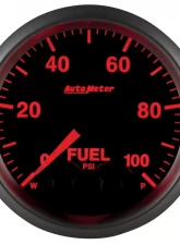 AutoMeter GAUGE; FUELP; 2 1/16in.; 100PSI; DIGITAL STPR MTR W/PK/WRN; ELITE;-4AN SENSOR                                     - 5671-05702-A - Image 6