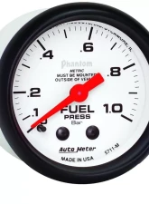 AutoMeter GAUGE; FUEL PRESSURE; 2 1/16in.; 1.0BAR; MECHANICAL; PHANTOM                                     - 5711-M - Image 2