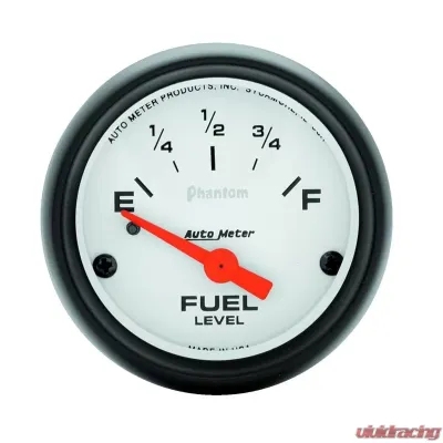 AutoMeter GAUGE; FUEL LEVEL; 2 1/16in.; 0OE TO 30OF; ELEC; PHANTOM - 5717
