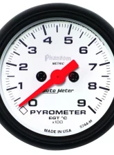 AutoMeter GAUGE; PYROMETER (EGT); 2 1/16in.; 900deg.C; DIGITAL STEPPER MOTOR; PHANTOM                                     - 5744-M - Image 3